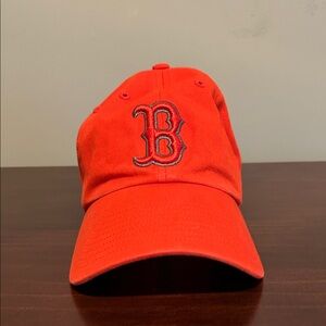 ‘47 Brand Red Sox Clean Up Hat Orange and Olive Green (Rare Color)